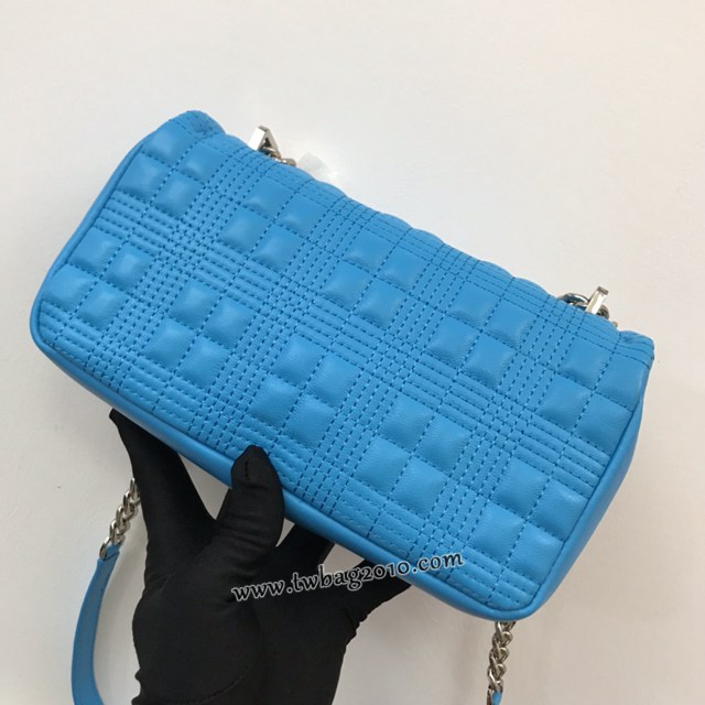 Burberry專門店新款羊皮小號TB蘿拉包 巴寶莉絎縫品牌格紋鏈條單肩挎背女包 yxb1534